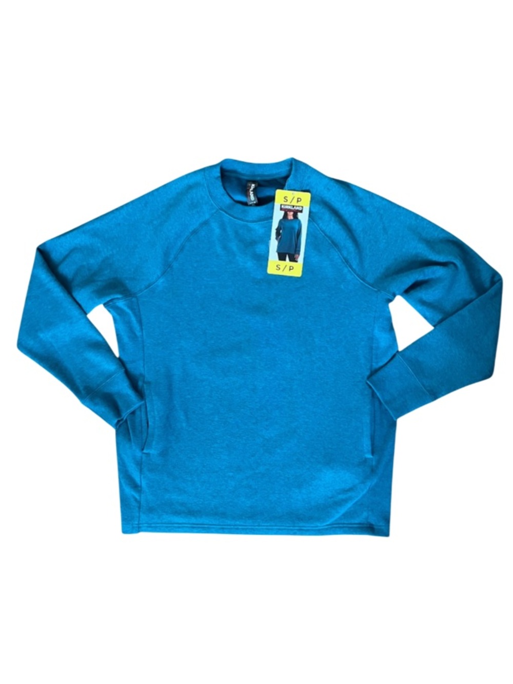 NWT Kirkland Cozy Fleece Sweater with Pockets Small